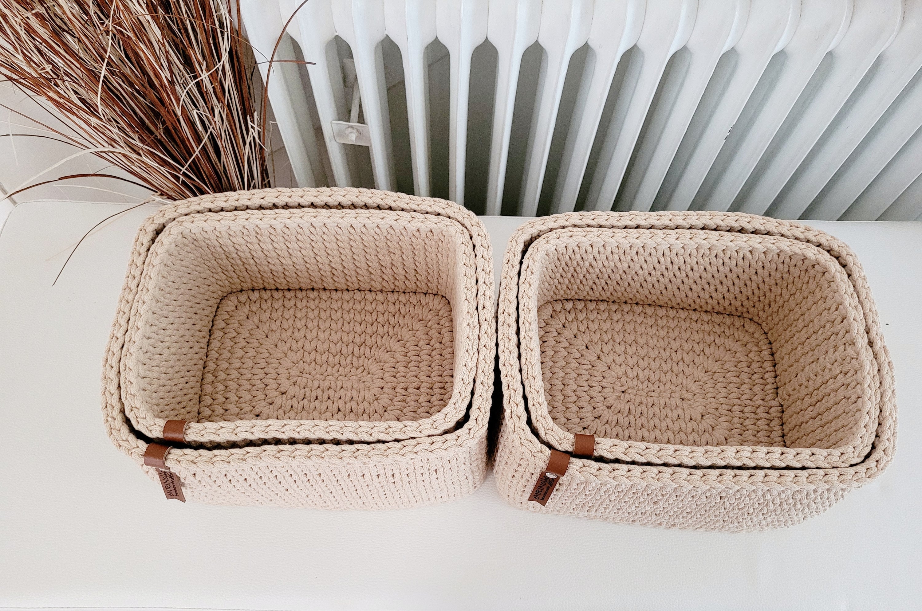 Korb eckig Babyzimmer deko, Untensilo, Aufbewahrungsbox, Kinderzimmer deko, tolle Geschenkidee, Weihnachtsgeschenk, Bad Aufbewahrung