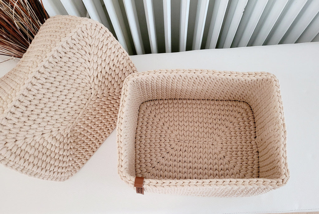 Korb eckig Babyzimmer deko, Untensilo, Aufbewahrungsbox, Kinderzimmer deko, tolle Geschenkidee, Weihnachtsgeschenk, Bad Aufbewahrung