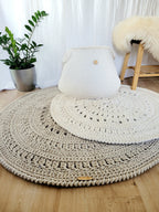 Großer Aufbewahrungskorb gehäkelt, XXL Spielzeugkorb, Kinderzimmer Aufbewahrung, großer Wäschekorb, skandinavisches Dekor, hygge Style