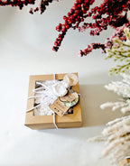 Gehäkelte Schneeflocken Ornament, Weihnachtsdekoration skandinavisches Dekor, Anhänger, Geschenkidee, Weihnachtsbaumdekoration