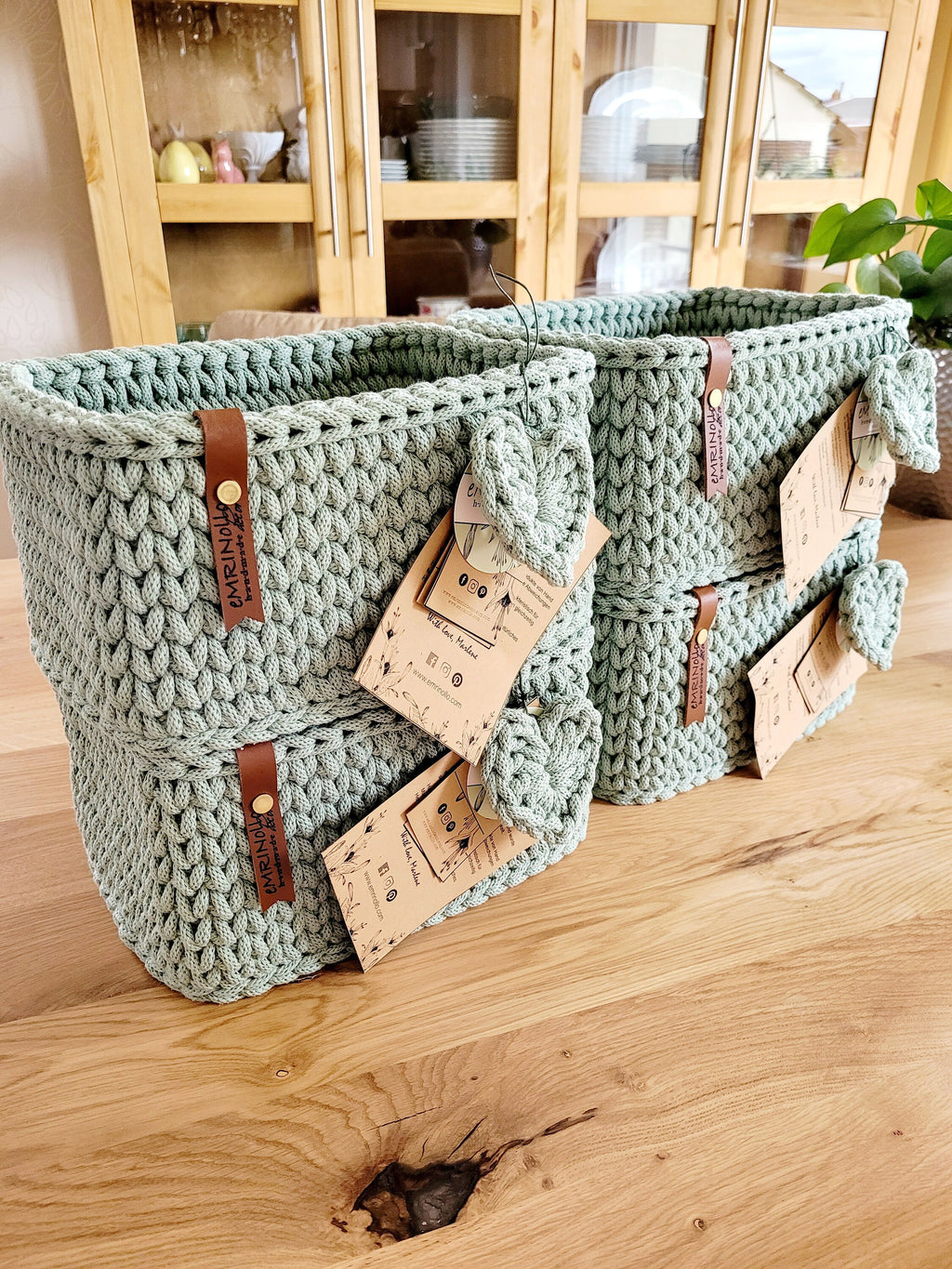 Korb gehäkelt eckig, Aufbewahrung Spielzeug, Kinderzimmer deko, Utensilo, Geschenkidee, Weihnachtsgeschenk, Bad Aufbewahrung