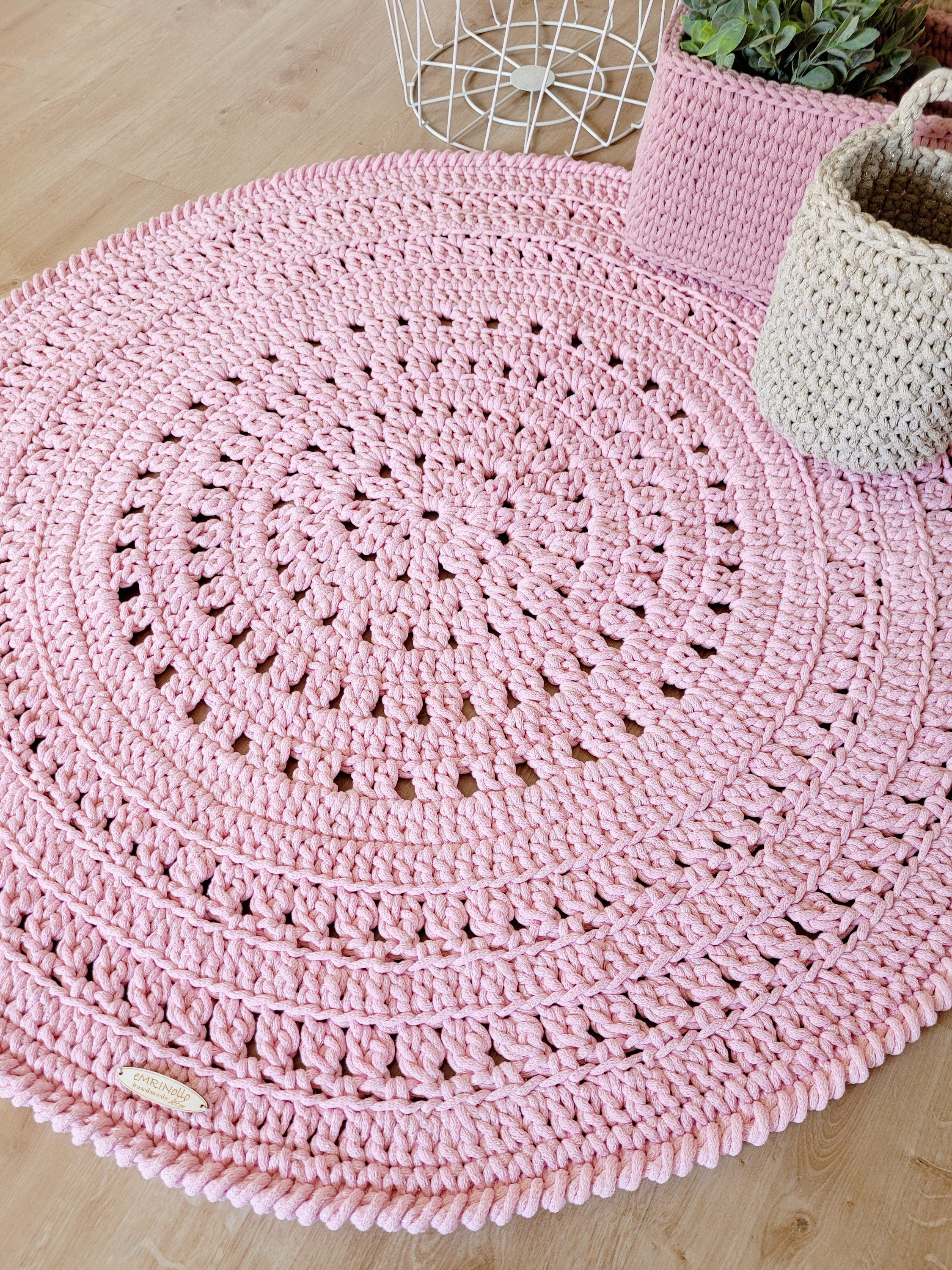 Moderne Teppiche Wohnzimmer - waschbarer Teppich rund -Teppich skandinavisch design – Spielteppich - Babyzimmer Teppich rund - Fantasyroom