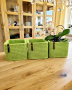 Aufbewahrungskorb eckig als Regalkorb / Badezimmer Organizer / Geschenkkorb/ Aufbewahrungsbox Kinder/ Korb rechteckig/ Wickeltisch Organizer