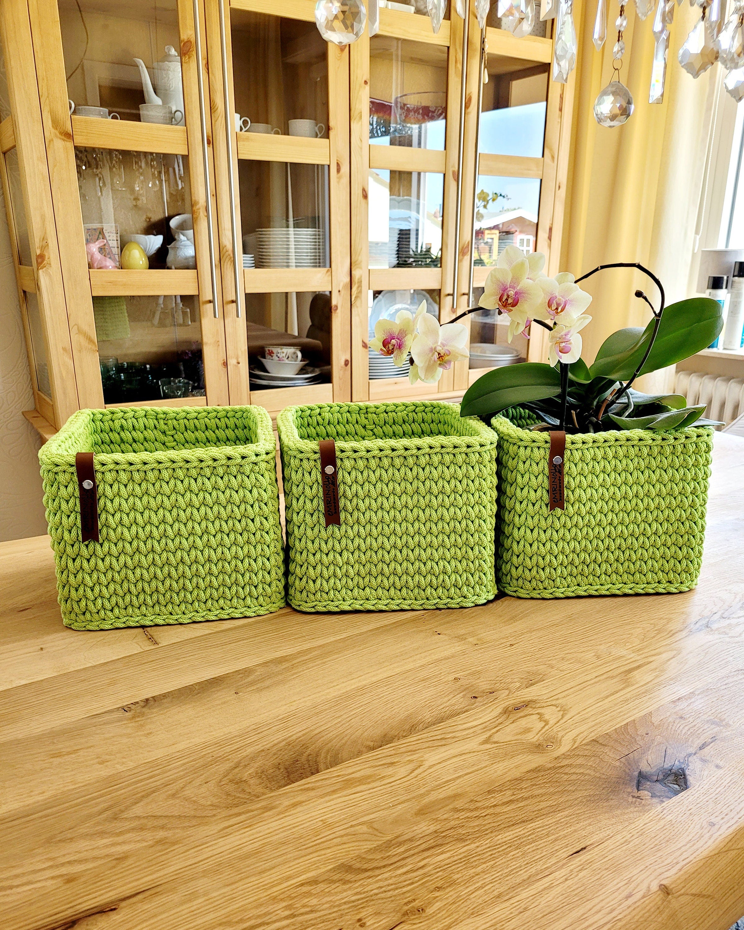 Aufbewahrungskorb eckig als Regalkorb / Badezimmer Organizer / Geschenkkorb/ Aufbewahrungsbox Kinder/ Korb rechteckig/ Wickeltisch Organizer