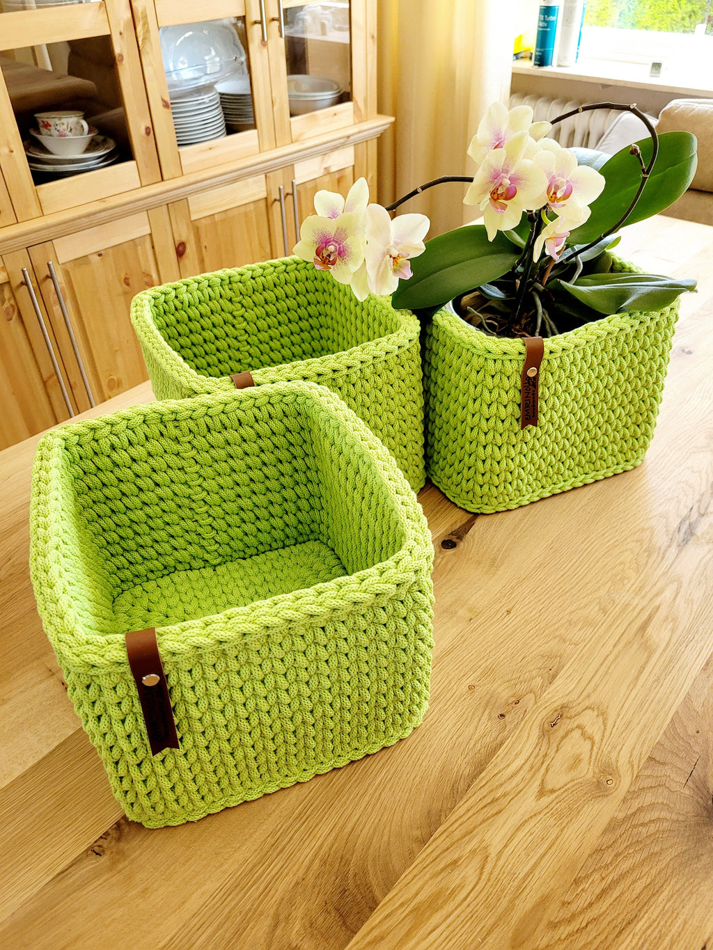 Aufbewahrungskorb eckig als Regalkorb / Badezimmer Organizer / Geschenkkorb/ Aufbewahrungsbox Kinder/ Korb rechteckig/ Wickeltisch Organizer