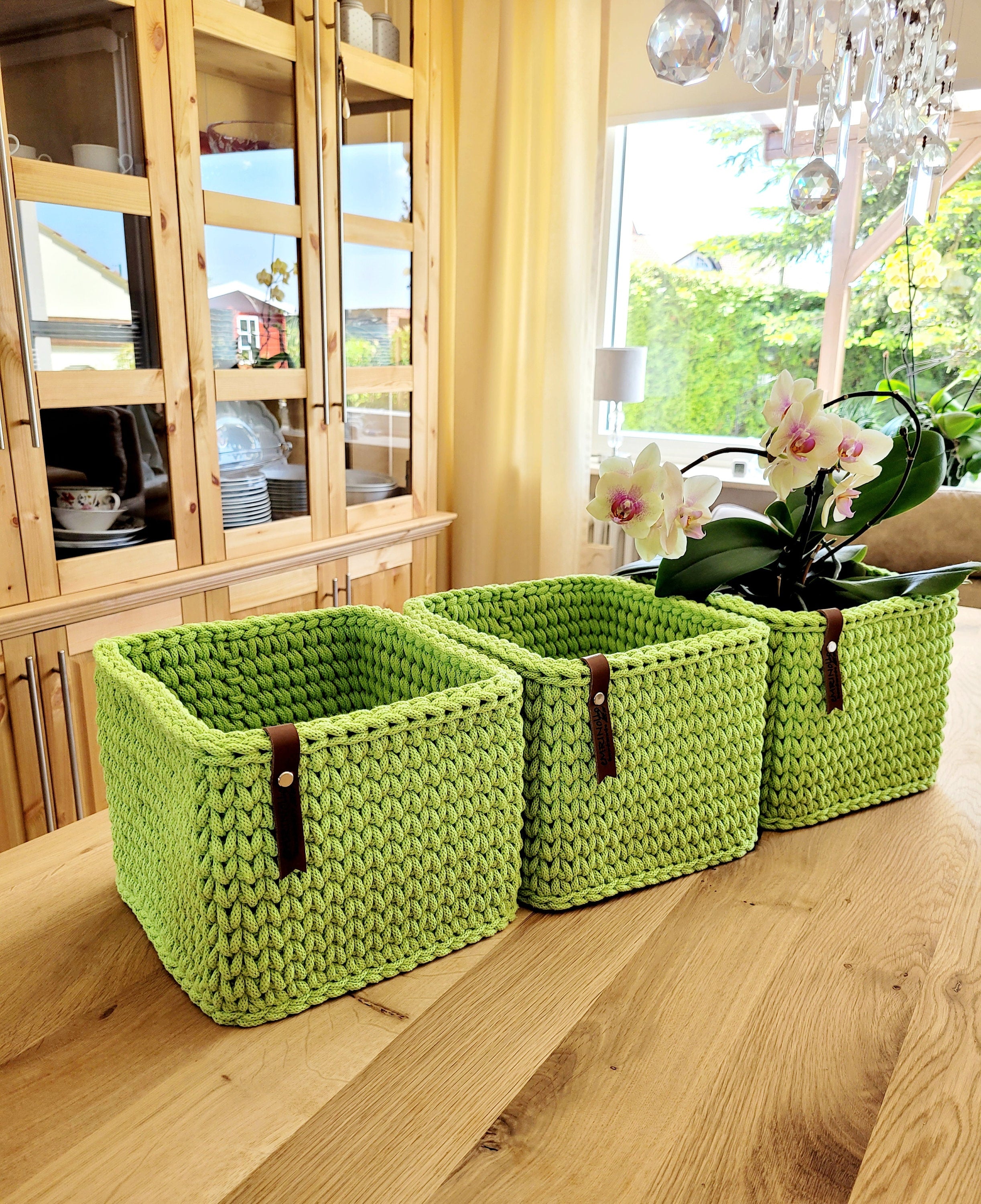 Aufbewahrungskorb eckig als Regalkorb / Badezimmer Organizer / Geschenkkorb/ Aufbewahrungsbox Kinder/ Korb rechteckig/ Wickeltisch Organizer