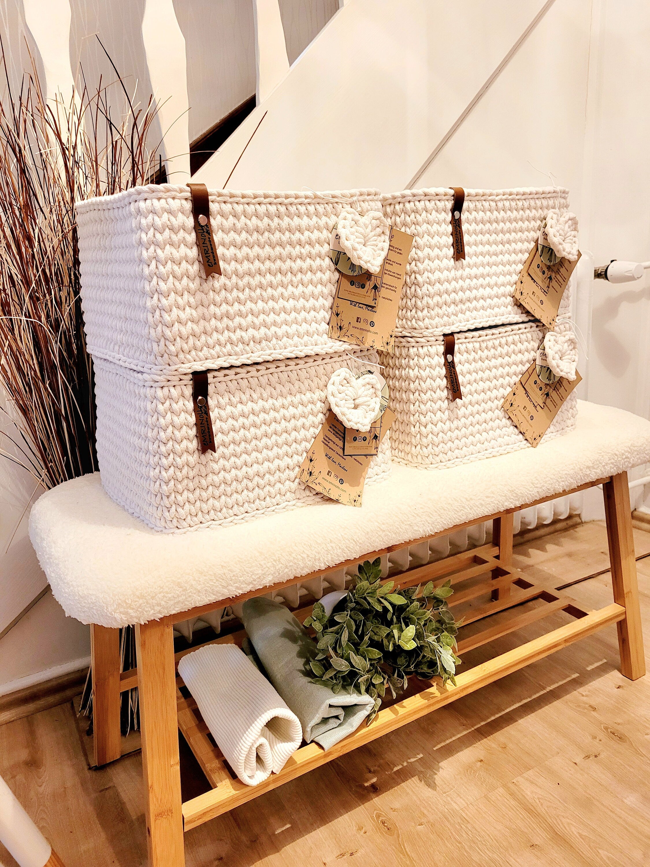 Geschenkkörbe - Babygeschenke - Weihnachts Geschenk Ideen - Geschenk Schwester - Korb Aufbewahrung - kreatives Geschenk Freundin