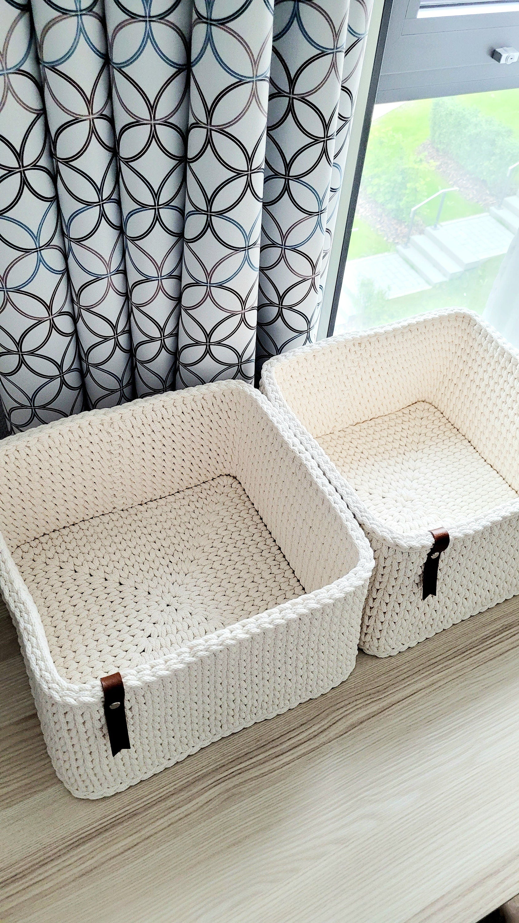 Aufbewahrungskorb eckig als Regalkorb / Badezimmer Organizer / Geschenkkorb/ Aufbewahrungsbox Kinder/ Korb rechteckig/ Wickeltisch Organizer