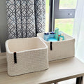 Aufbewahrungskorb eckig als Regalkorb / Badezimmer Organizer / Geschenkkorb/ Aufbewahrungsbox Kinder/ Korb rechteckig/ Wickeltisch Organizer