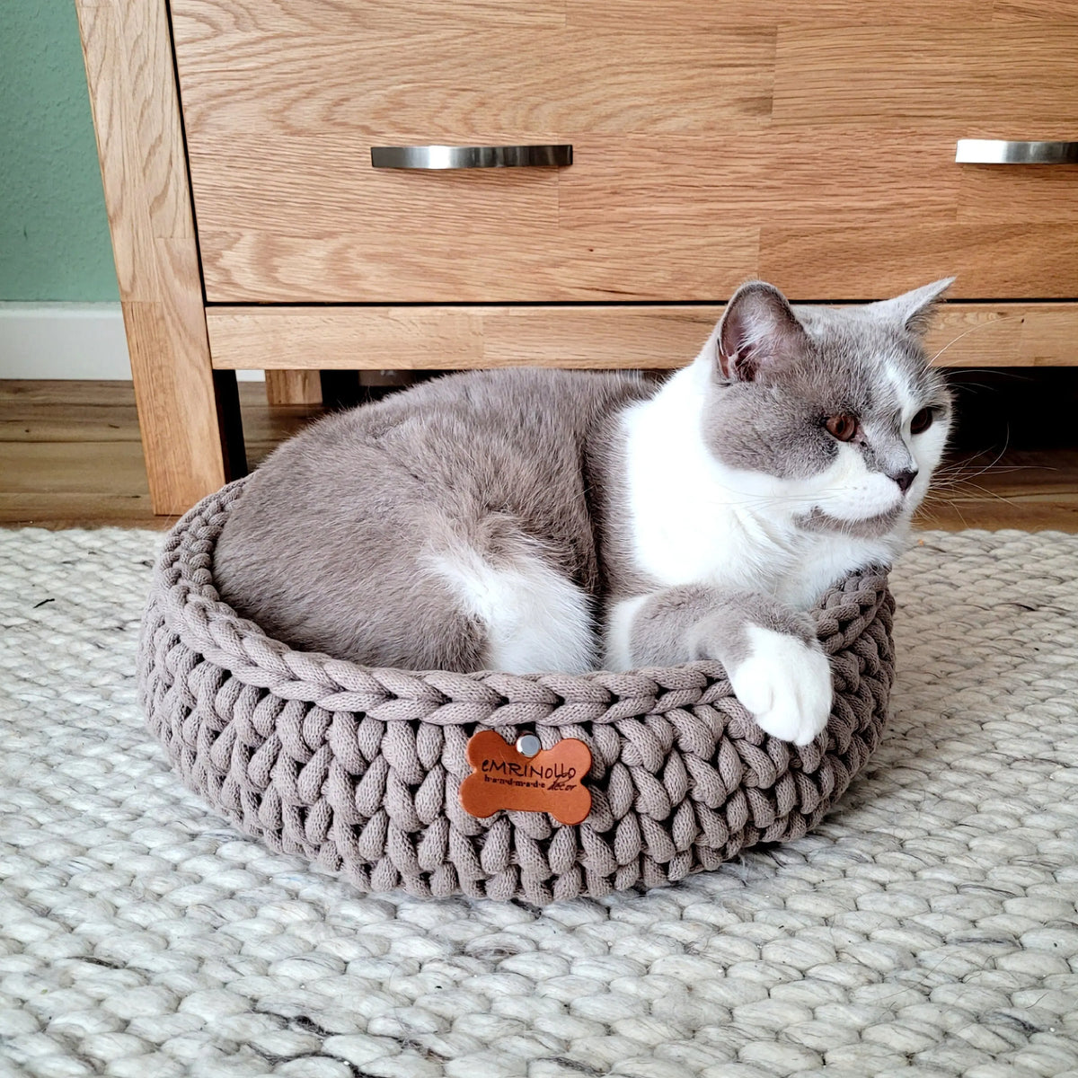 Jede Katze fühlt sich in unseren weichen Katzenbetten kuschelig uns wohl