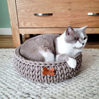 Jede Katze fühlt sich in unseren weichen Katzenbetten kuschelig uns wohl