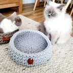 Cat bed, cat basket, cat sofa, great gift idea for cat owners, soft and stable, handmade dog basket for kittens and puppies