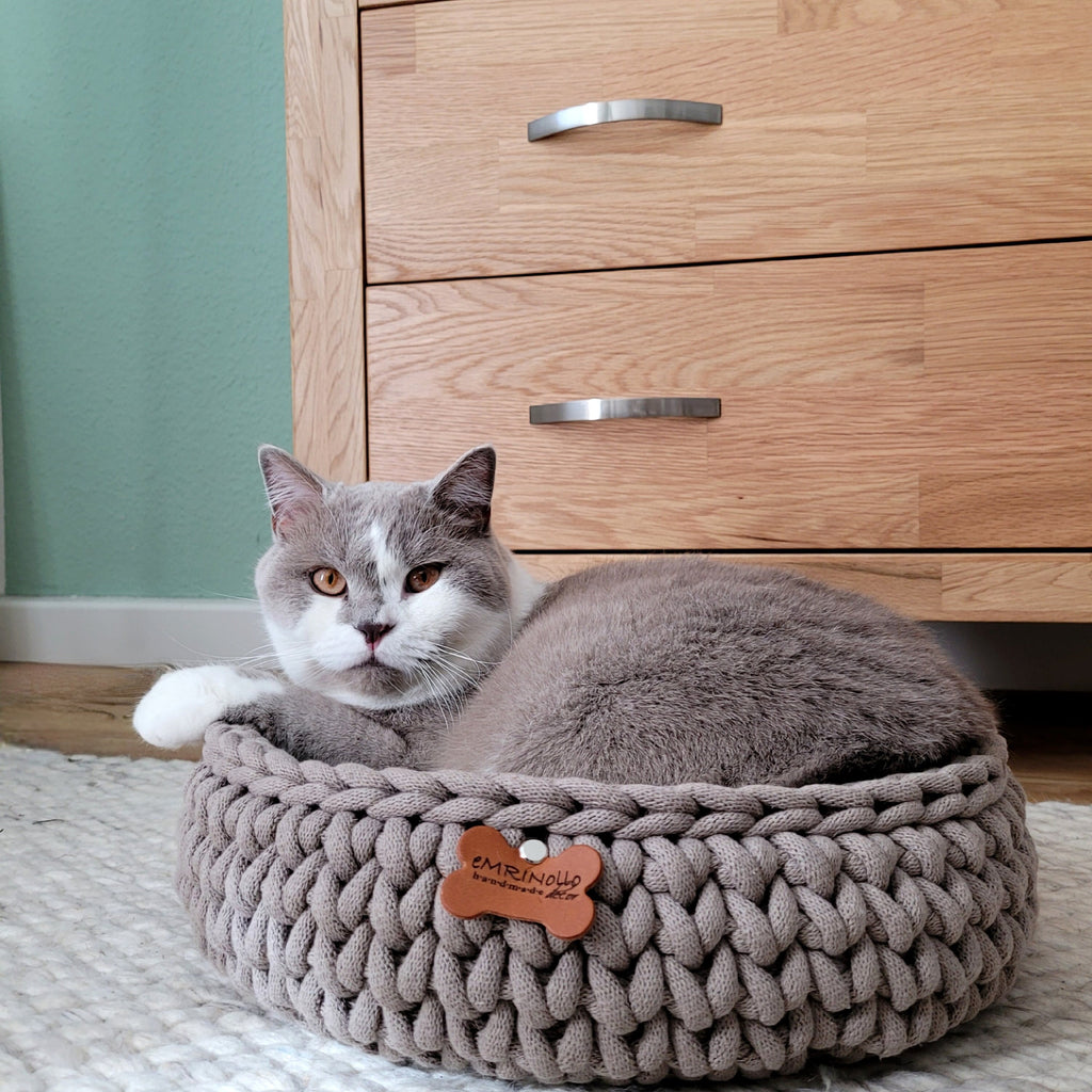 Katzenkörbe und Hundekörbe aus weichem 9mm Baumwollgarn