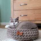 Katzenkörbe und Hundekörbe aus weichem 9mm Baumwollgarn