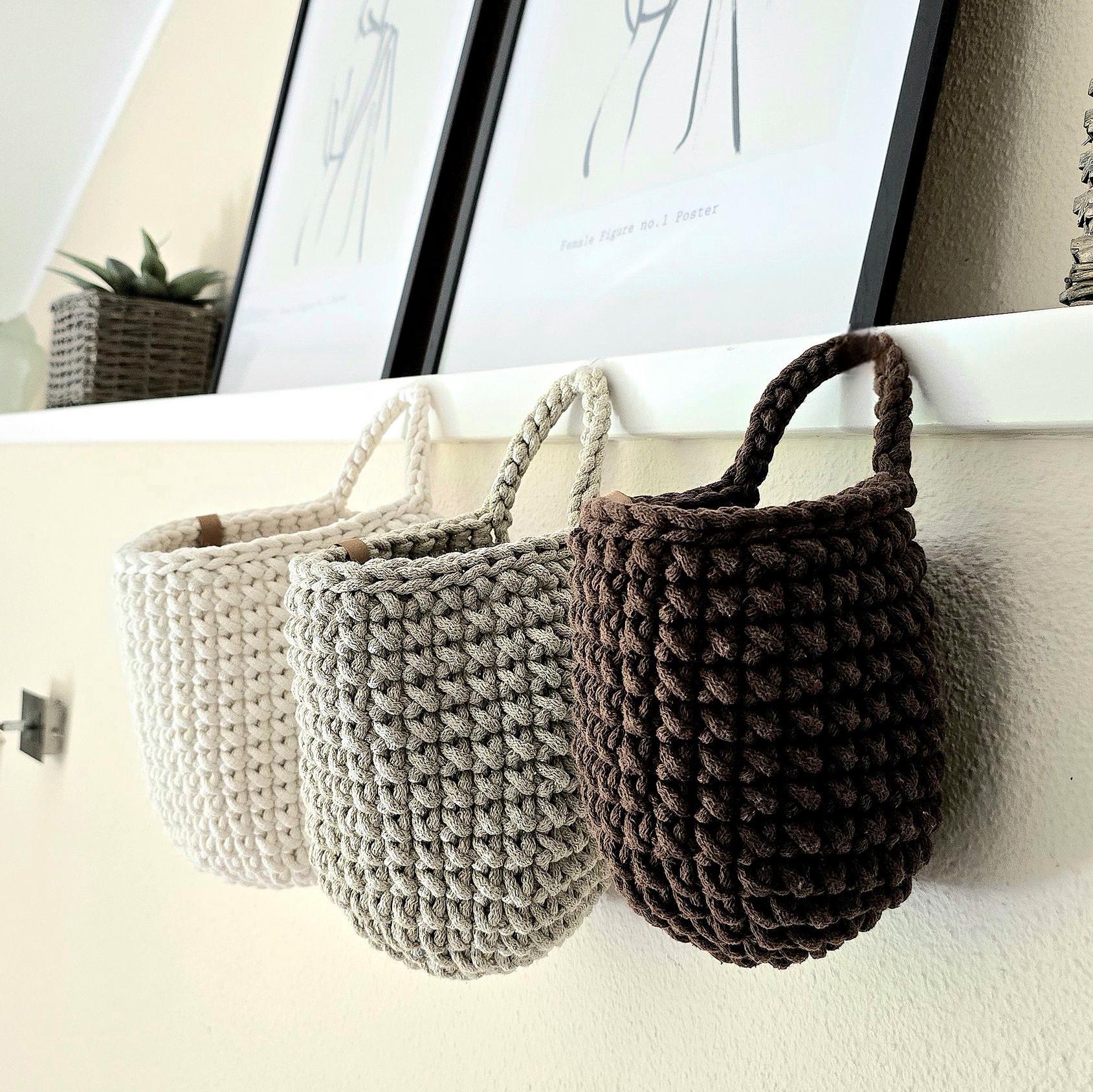 Aufbewahrungstasche, Obstkorb hängend, Aufbewahrung im Kleiderschrank - Hängekorb für Lagerung von Gemüse, Storage Bedroom, Ideale Flur deko