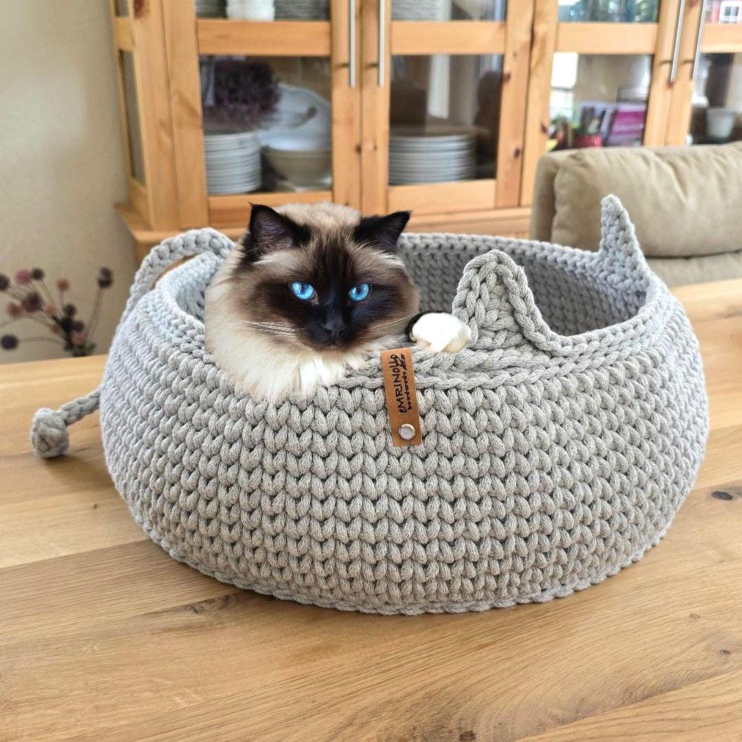 Cat Basket & Dog Bed – Pet Bed, Soft Cat Cushion, Cat Bed, Gift for Cat Owner, Cat Mom Gift, Dog Sofa xxl