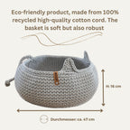 Cat Basket & Dog Bed – Pet Bed, Soft Cat Cushion, Cat Bed, Gift for Cat Owner, Cat Mom Gift, Dog Sofa xxl