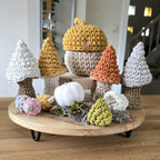 Unsere Pilze sind nicht nur eine tolle Herbstdeko für den Tisch, sondern auch ein kreatives Geschenk für deine Freundin oder ein liebevolles Geschenk für Mütter und Schwestern.