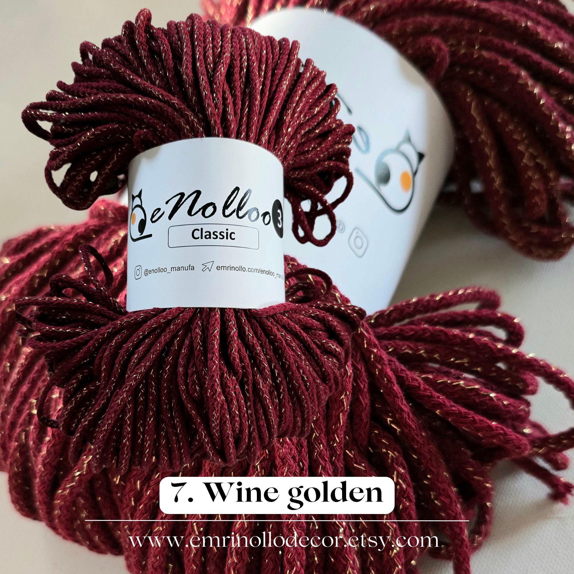 Braided cord 3 mm glitter| 100 m | Basic price 1m=0.08 Eur Macrame yarn braided, cotton braided cord, cotton yarn, Cotton cord with glitter