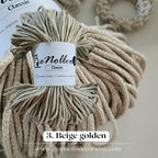 Braided cord 3 mm glitter| 100 m | Basic price 1m=0.08 Eur Macrame yarn braided, cotton braided cord, cotton yarn, Cotton cord with glitter