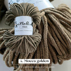 Braided cord 3 mm glitter| 100 m | Basic price 1m=0.08 Eur Macrame yarn braided, cotton braided cord, cotton yarn, Cotton cord with glitter