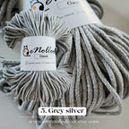 Braided cord 3 mm glitter| 100 m | Basic price 1m=0.08 Eur Macrame yarn braided, cotton braided cord, cotton yarn, Cotton cord with glitter
