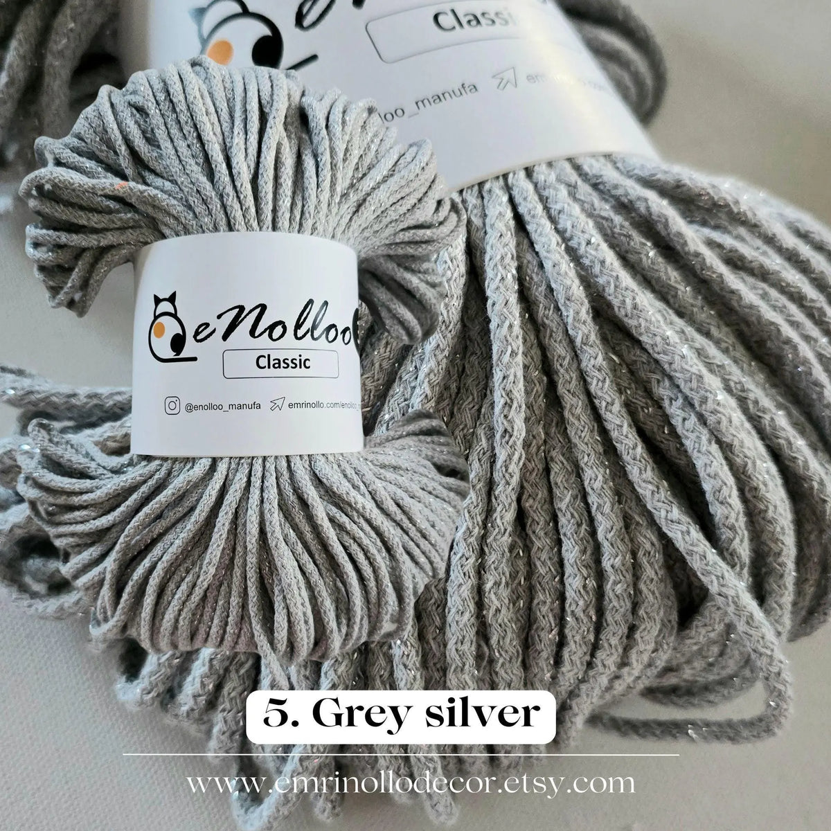Braided cord 3 mm glitter| 100 m | Basic price 1m=0.08 Eur Macrame yarn braided, cotton braided cord, cotton yarn, Cotton cord with glitter