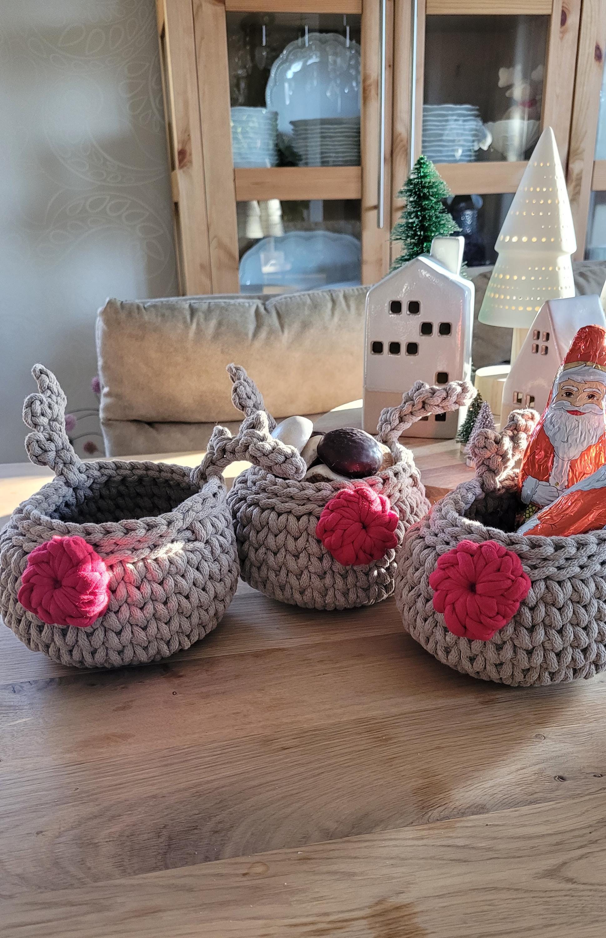 Als lustige Weihnachtsgeschenke bringt er Stimmung unter den Baum, und als Körbe für Kinderzimmer eignet er sich ideal für Spielzeug Aufbewahrung.