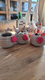 Klein, praktisch und charmant – ein Aufbewahrungskorb Kinder, der jede Aufbewahrungsbox Kinder alt aussehen lässt. Perfekt für kleine Geschenke Weihnachten und stylisches Storage mit Herz! 🎄