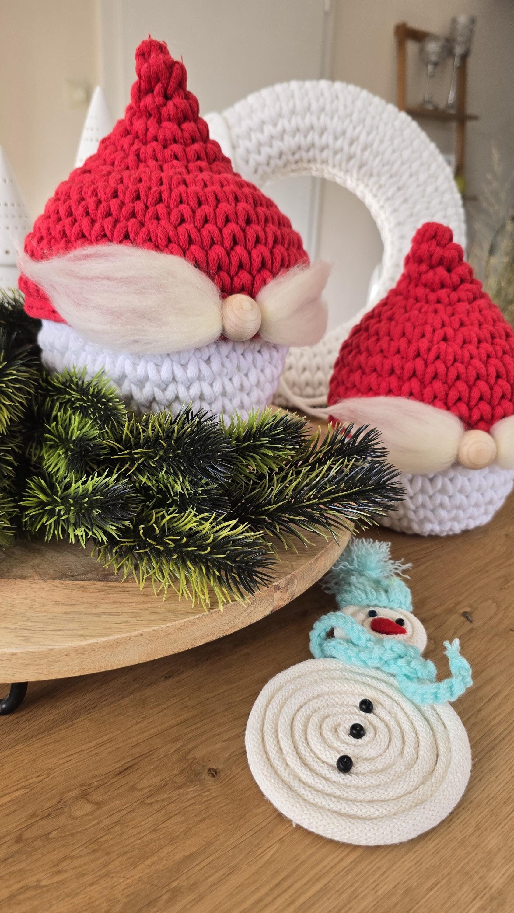 Nikolaus Geschenk: Wichtel Weihnachten, Weihnachtsgeschenke für Kinder, Perfekte Weihnachtsdeko oder Aufbewahrungskorb mit Deckel für Kinderzimmer