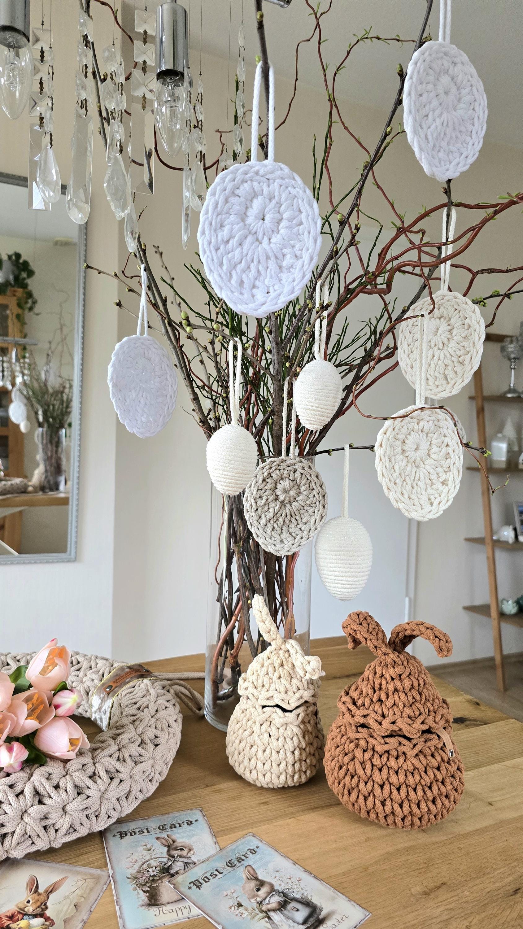 ✔ Perfekt fürs Fenster, den Ostertisch oder als Geschenk
✔ Hängend oder liegend ein Hingucker – 100 % Handmade
✔ Modern, stilvoll & garantiert nicht von der Stange