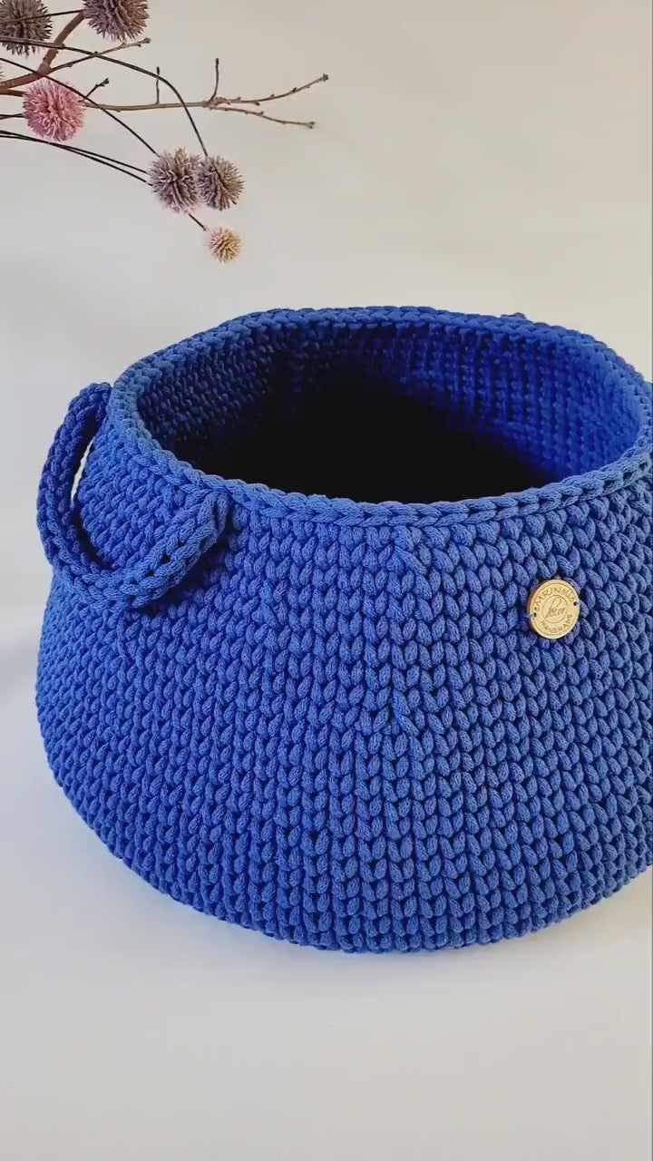 Aufbewahrungskorb, Wäschekorb, scandi style, Utensilo gehäkelt, Spielzeugbox, Aufbewahrungstasche, Babyzimmer deko, Geschenkidee Taufe
