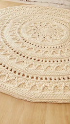 Teppich handmade Kinderzimmer, rund handgefertigt, Kinderzimmer Deko, Teppich für das Wohnzimmer, Geschenkidee für Taufe
