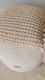 Kissen gehäkelt, Chunky Kissen, gehäkelte Wohnkultur, Hauseinweihungsgeschenk, skandinavisches Dekor, gestrickte moderne Kissen