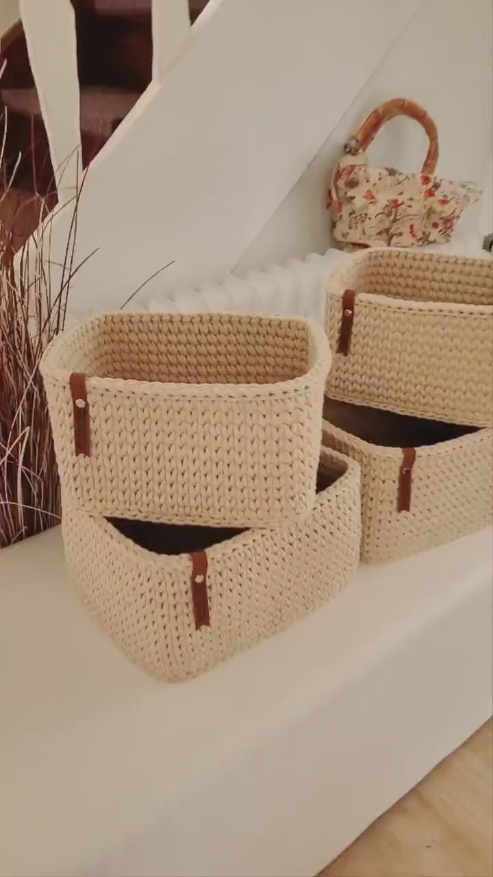 Korb eckig Babyzimmer deko, Untensilo, Aufbewahrungsbox, Kinderzimmer deko, tolle Geschenkidee, Weihnachtsgeschenk, Bad Aufbewahrung