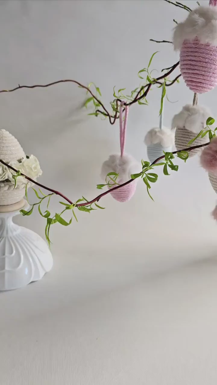 Dekokugel, Kuschelige Hänge-Kugelmit Plüsch Einzigartige Dekoration, Ganzjahres Deko, für Wohnzimmer, Weihnachten Geschenke