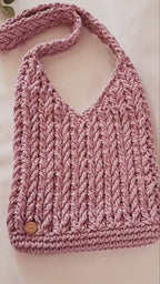Umhängetasche gehäkelt, Tasche im Lacemuster, Sommer-Einkaufstasche, griechische Tasche, lässige Strandtasche handmade, Women Bag crochet
