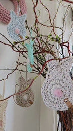 Osterhasen Osterdeko Modern Frühlingsdeko Fenster – Hängende Osterhasen-Deko, Oster Mitbringsel, Lustige Tischdeko Ostern, Glasuntersetzer