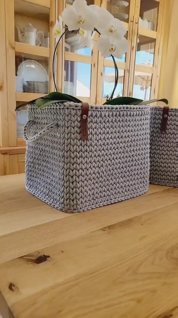 Regalkorb, Aufbewahrungskorb Kinderzimmer, Korb für Decken, Bücherkiste, Dekokörbe Wohnzimmer,  Wickeltisch Organizer, Aufbewahrungsbox